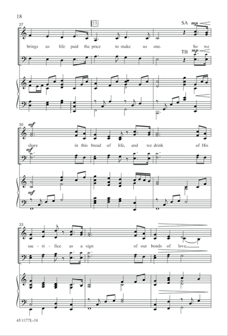 5 Getty Anthems for about 10 Singers 4-Part scores gallery preview page 19