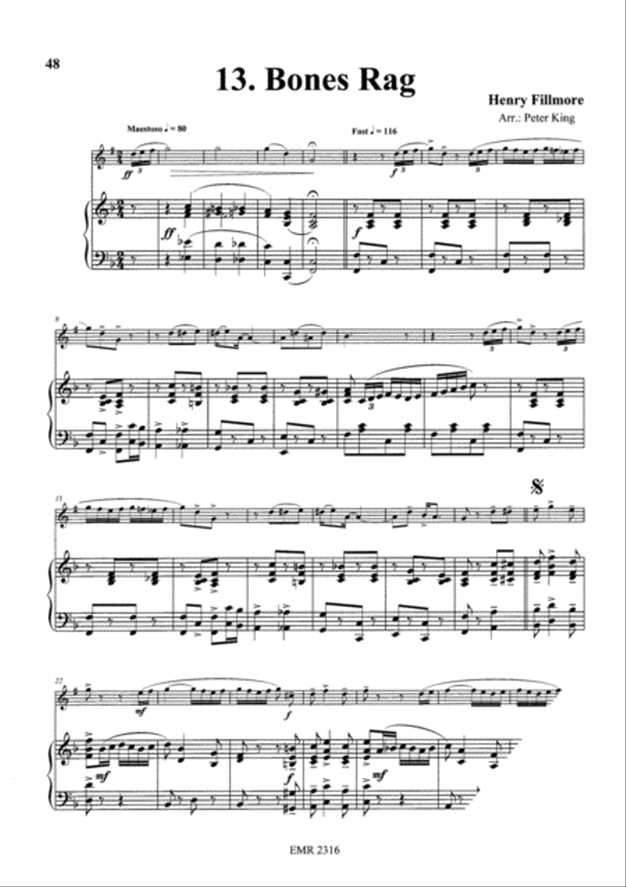 15 Rags Clarinet Solo scores gallery preview page 15