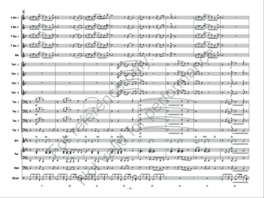 Victor's Return Victor's Return Jazz Ensemble scores gallery preview page 5