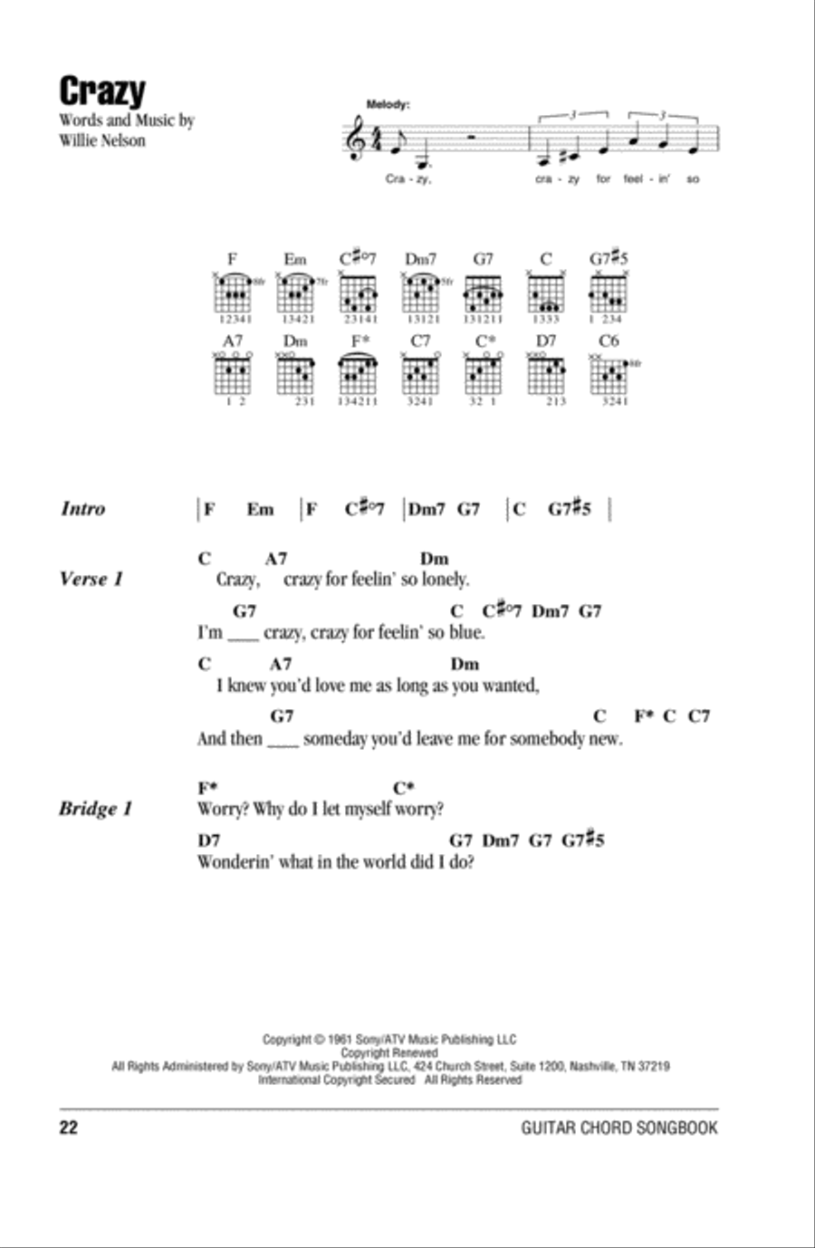 Crazy Acoustic Guitar scores gallery preview page 1