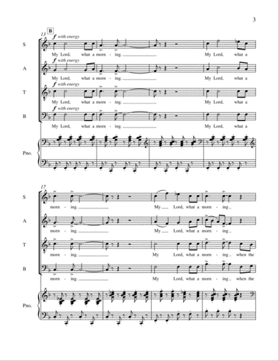 Together in Song: 1. Hear the Trumpet Sound 4-Part scores gallery preview page 11