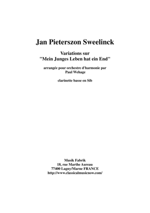 Jan Pieterszoon Sweelinck/Paul Wehage - Variations on "Mein Juges Leben hat ein ende- arranged for