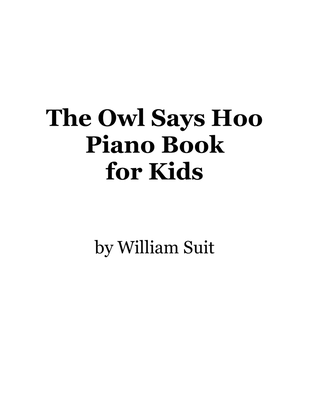 The Owl Says Hoo Piano Book for Kids