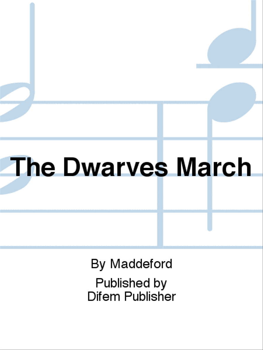 The Dwarves March Brass Band scores gallery preview page 1