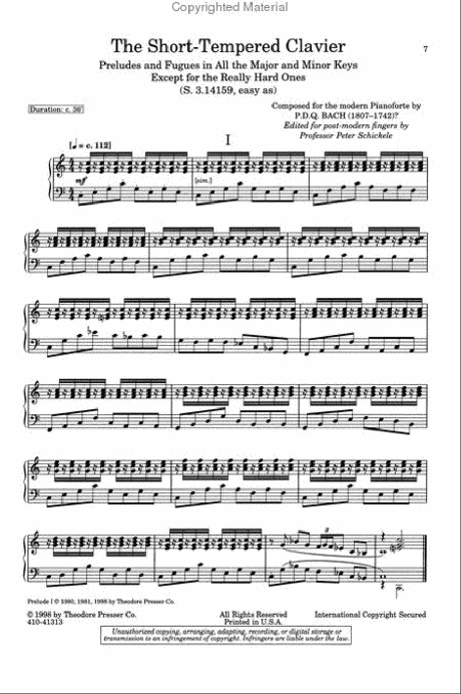 The Short-Tempered Clavier Chamber Music scores gallery preview page 2