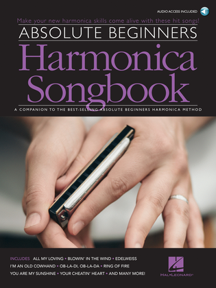 Book cover for Absolute Beginners Harmonica Songbook