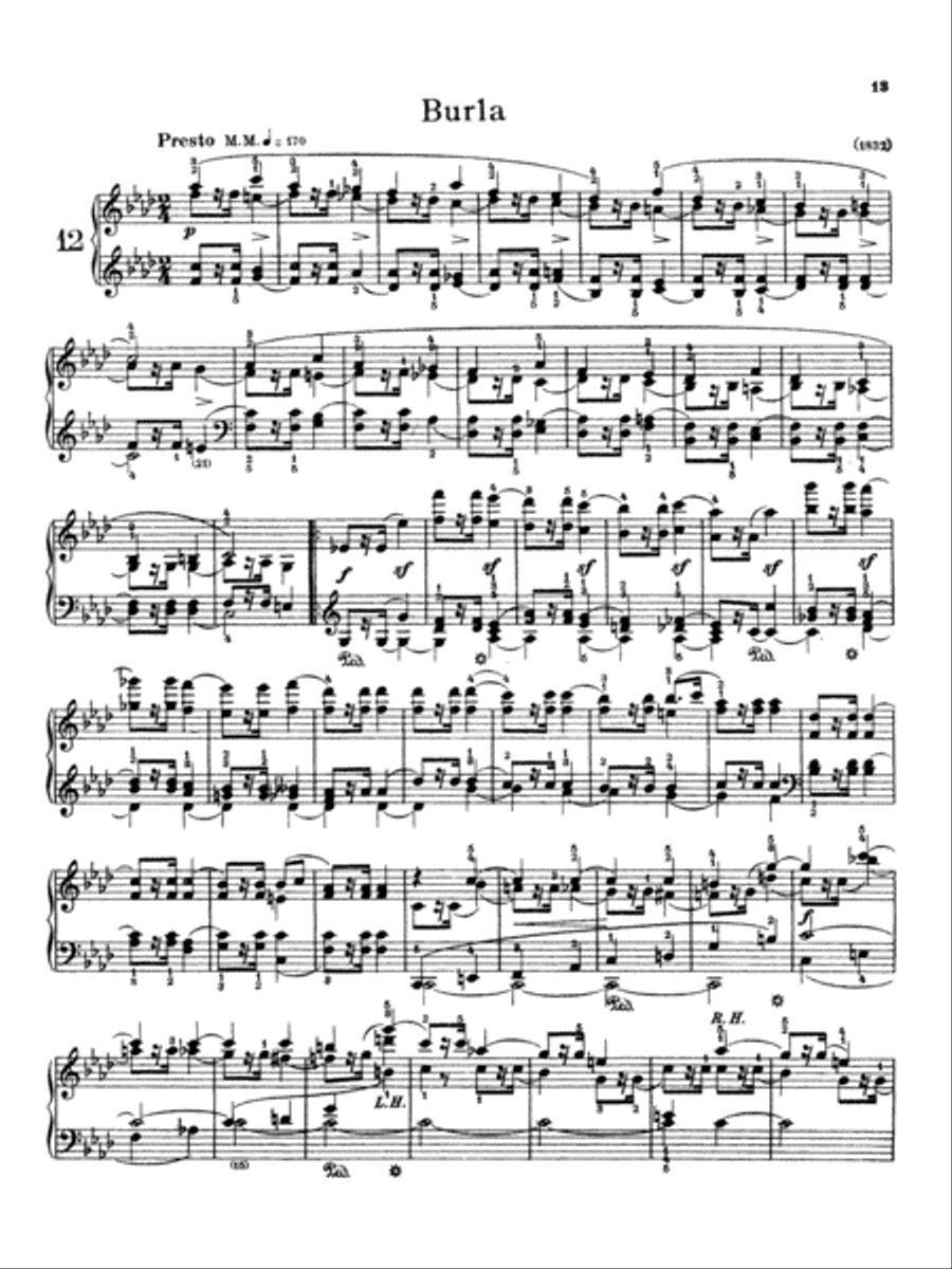 Schumann: Album Leaves (Albumblätter), Op. 124 Piano Solo scores gallery preview page 1