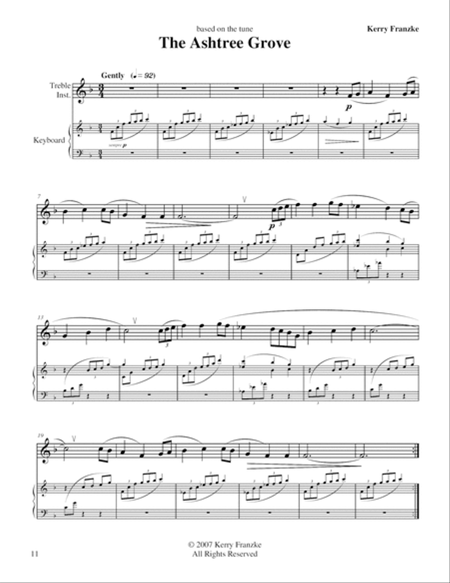 The Ashtree Grove The Ashtree Grove Small Ensemble scores gallery preview page 3