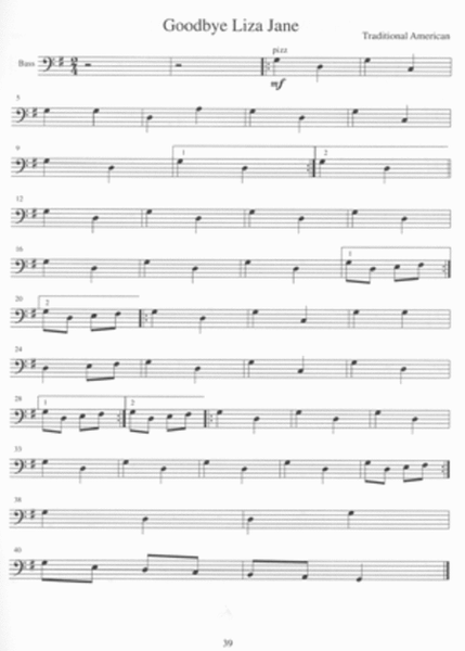 American Fiddle Tunes for Solo & Ensemble - Cello Bass