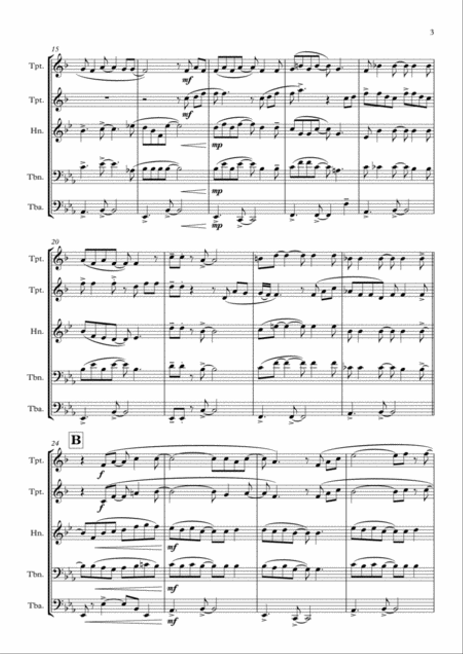 Everything Brass Ensemble scores gallery preview page 3