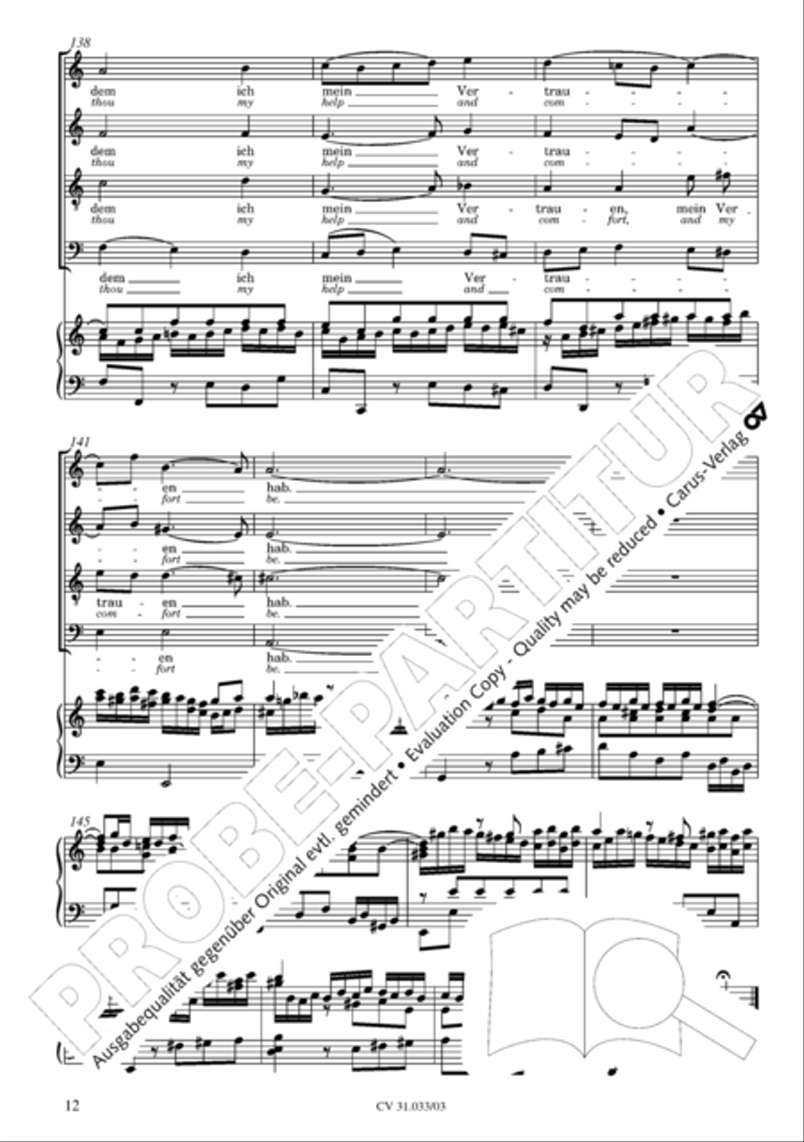 Lord Jesus Christ, in thee alone (Allein zu dir, Herr Jesu Christ) ATB scores gallery preview page 13