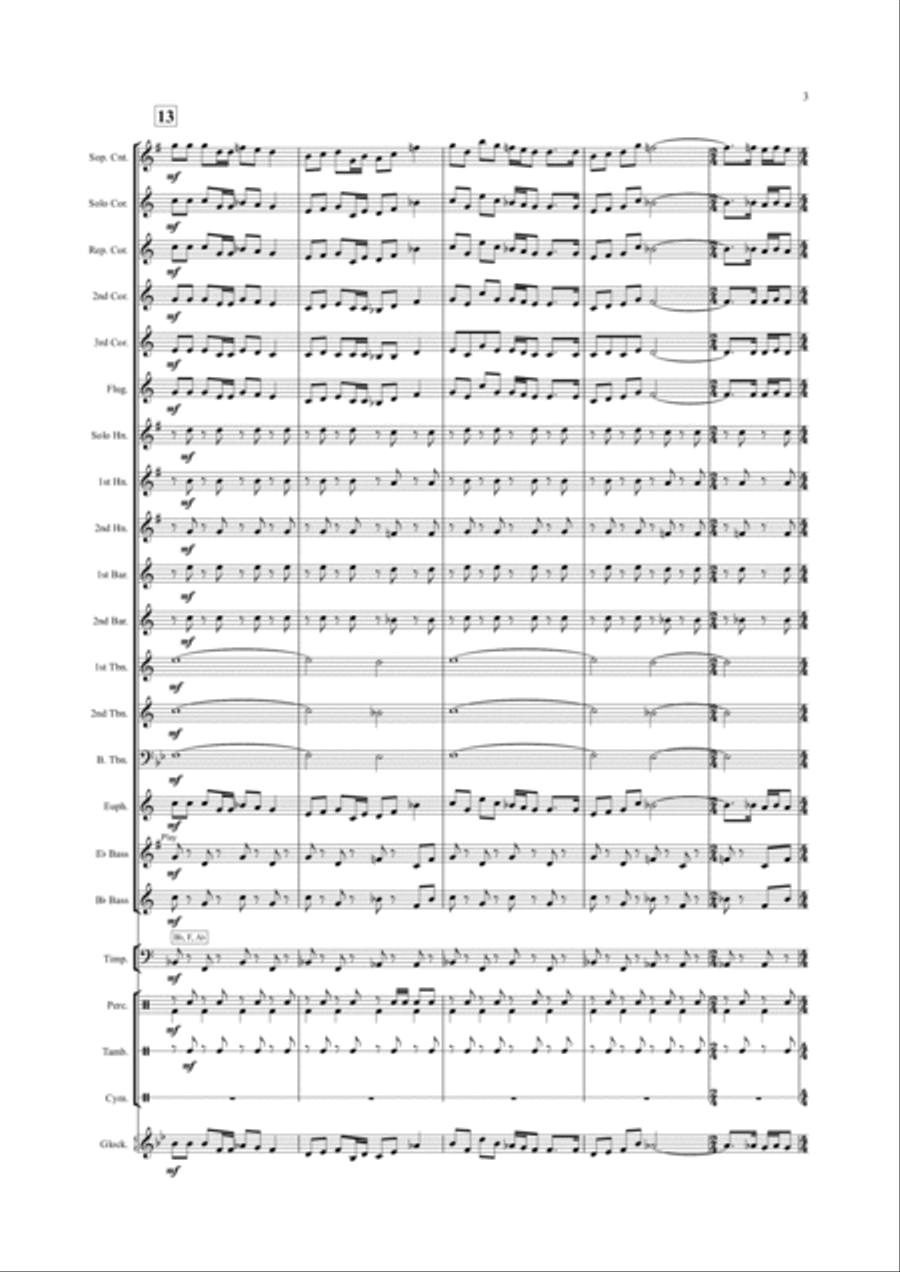 Country Fair Brass Band scores gallery preview page 3