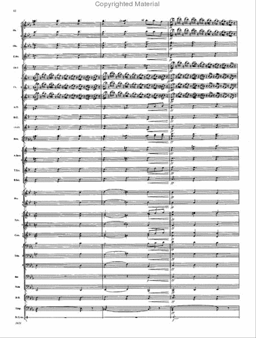 Pilgrim's Chorus Concert Band scores gallery preview page 10