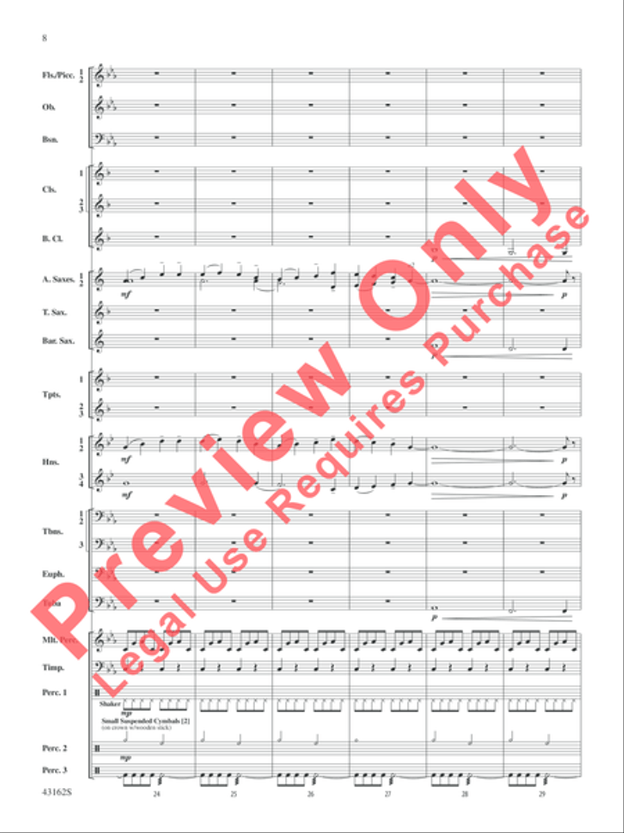 Appalachian Dreams Concert Band scores gallery preview page 9