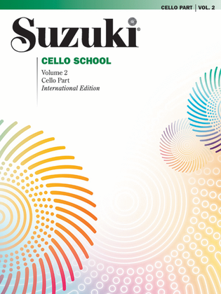 Book cover for Suzuki Cello School, Volume 2
