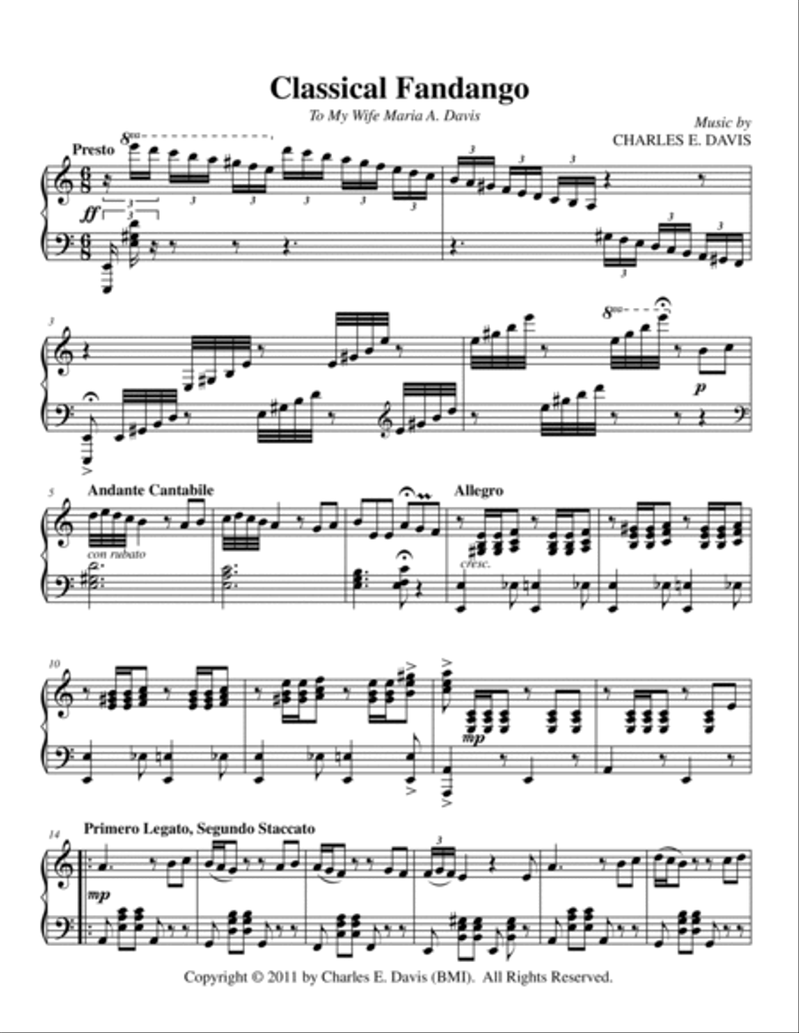 Classical Fandango - Piano Solo Piano Method scores gallery preview page 3