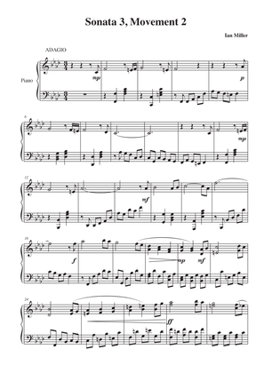 Piano sonata number 3, 2nd movement