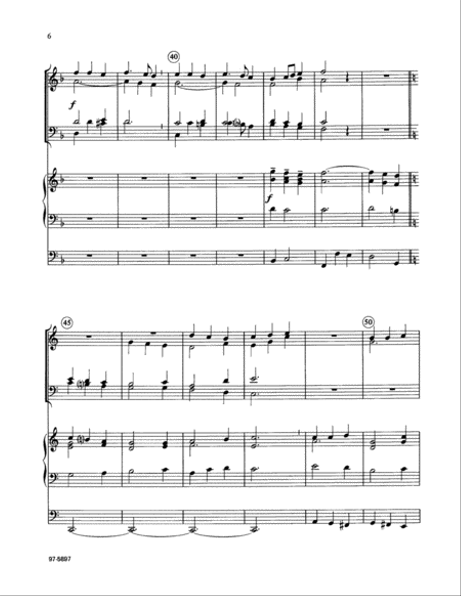 Three Hymns of Praise for Easter Trombone scores gallery preview page 5