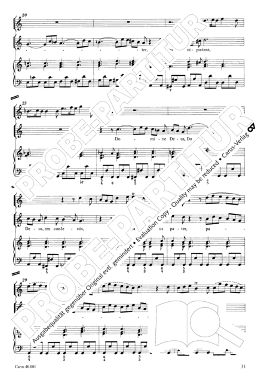 Gloria in D SSA scores gallery preview page 38
