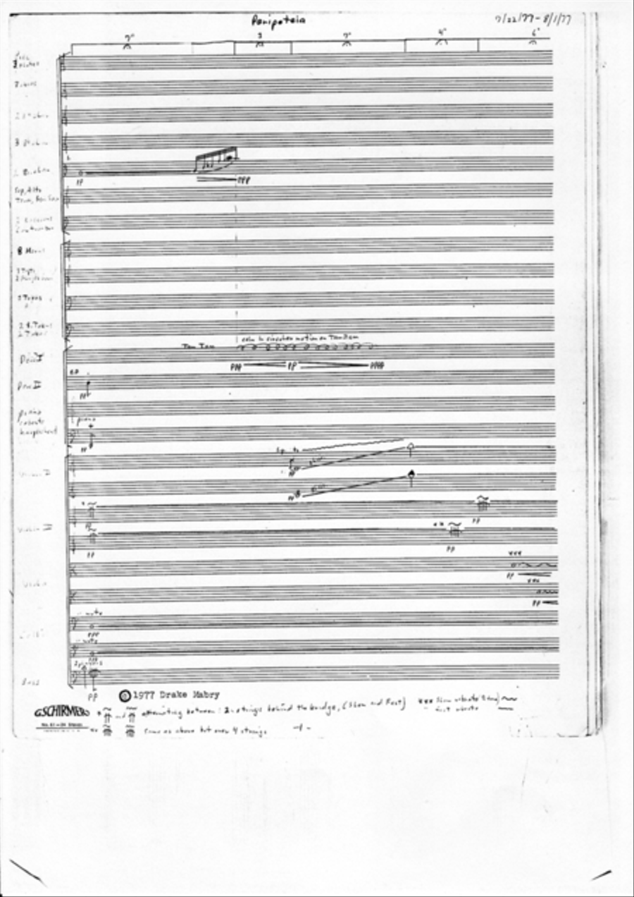 Peripeteia Peripeteia Full Orchestra scores gallery preview page 4