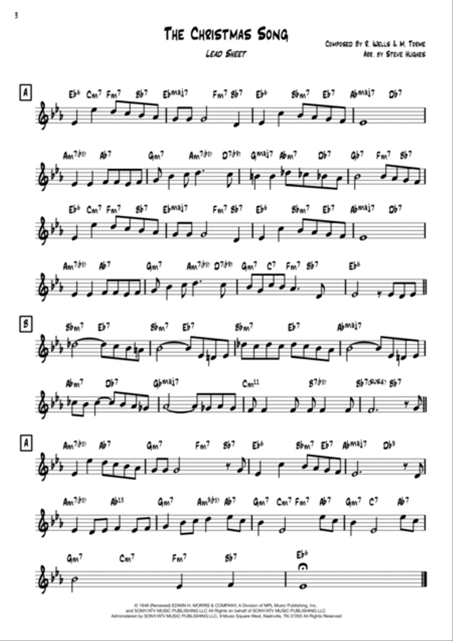 The Christmas Song (chestnuts Roasting On An Open Fire) Easy Piano scores gallery preview page 4
