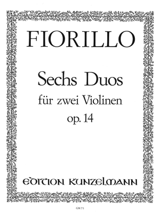 Book cover for 6 Duos for 2 violins