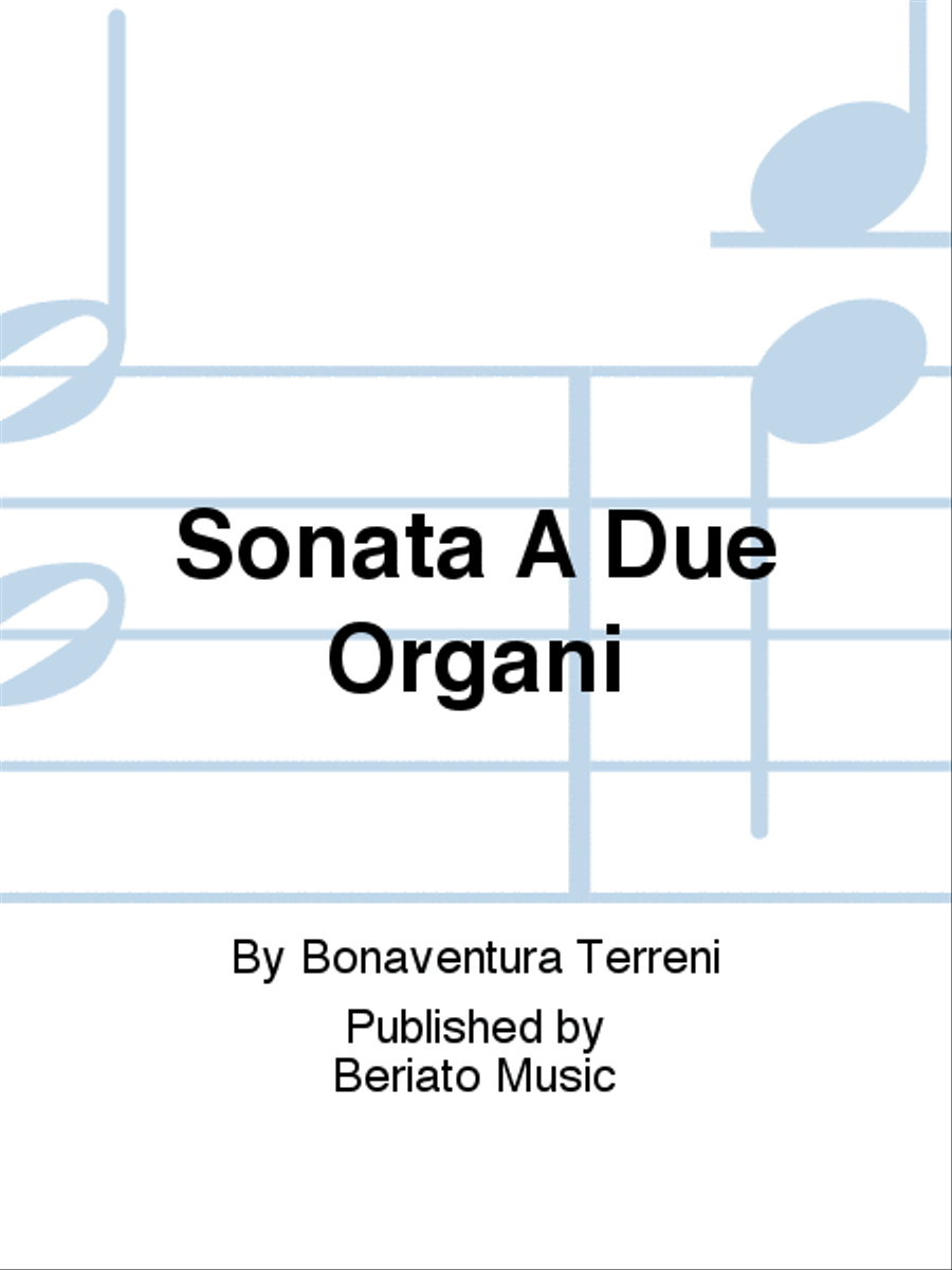 Sonata A Due Organi Sonata A Due Organi Organ scores gallery preview page 1
