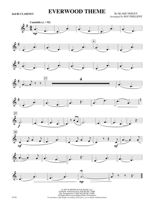 Everwood Theme: 2nd B-flat Clarinet