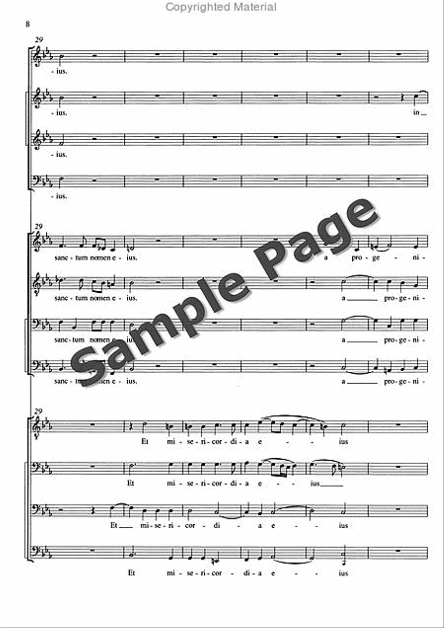 Magnificat Magnificat Mixed Choir scores gallery preview page 9