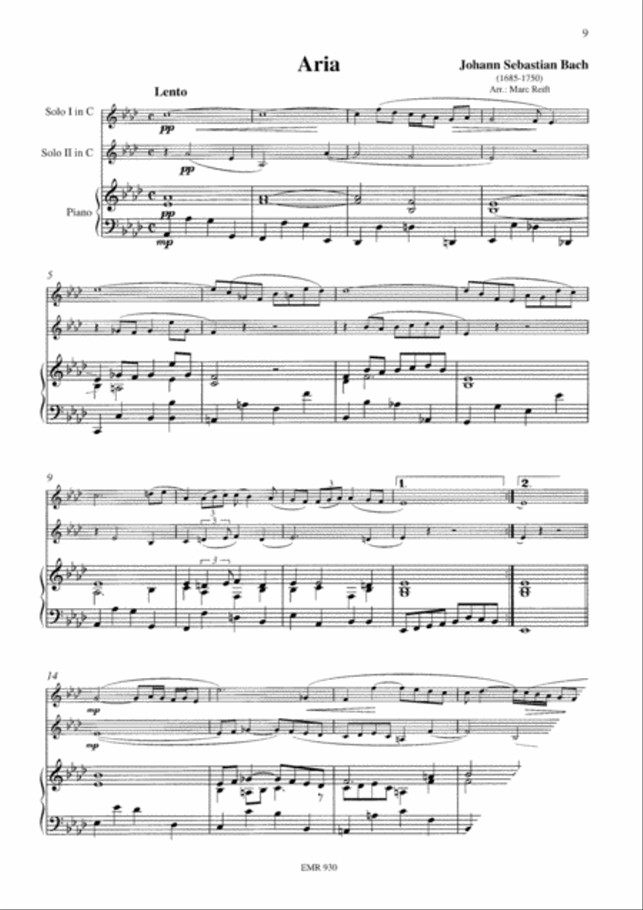 Wedding Music Flute scores gallery preview page 5