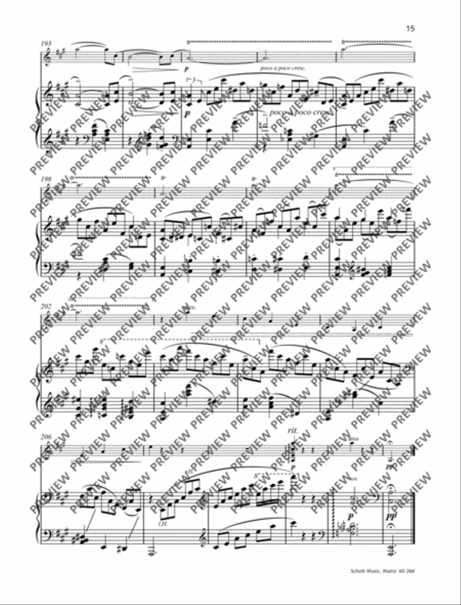 Love’s sorrow Violin Solo scores gallery preview page 16
