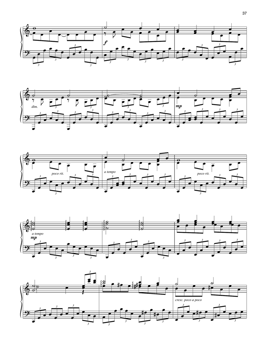 Spirit Of God, Descend Upon My Heart (arr. David Lantz III) Piano Solo scores gallery preview page 2