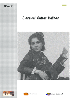 Book cover for Ballads for classical guitar