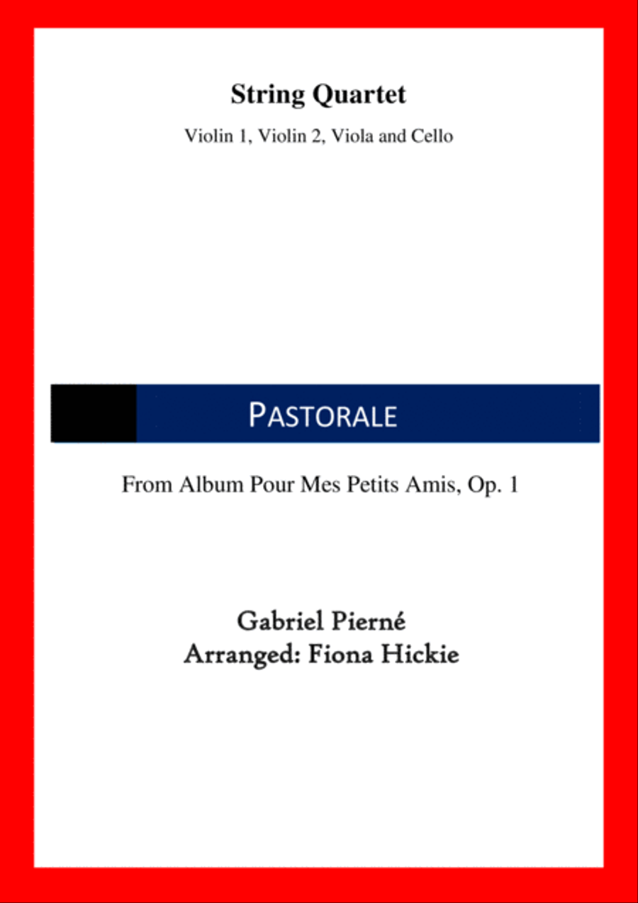 Pastorale String Quartet scores gallery preview page 1