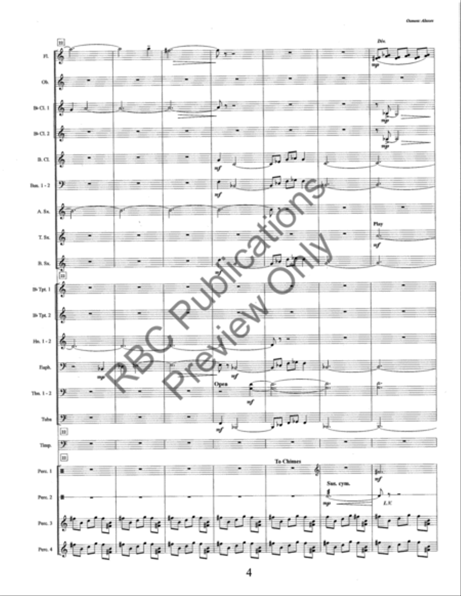Aluxes (Score) Concert Band scores gallery preview page 7