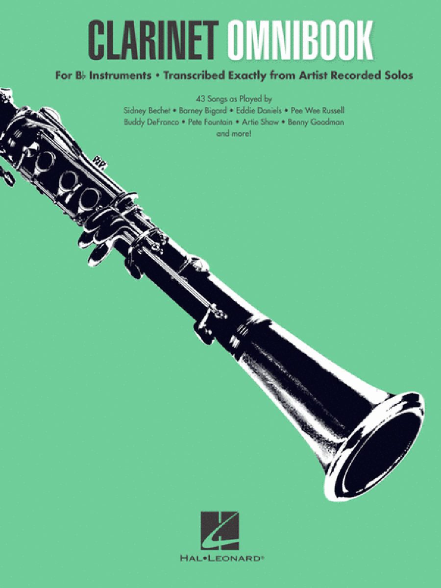 Clarinet Omnibook for B-flat Instruments Clarinet Solo scores gallery preview page 1