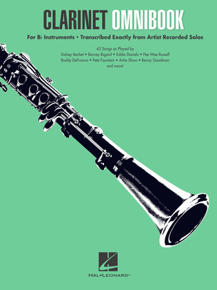 Book cover for Clarinet Omnibook for B-flat Instruments