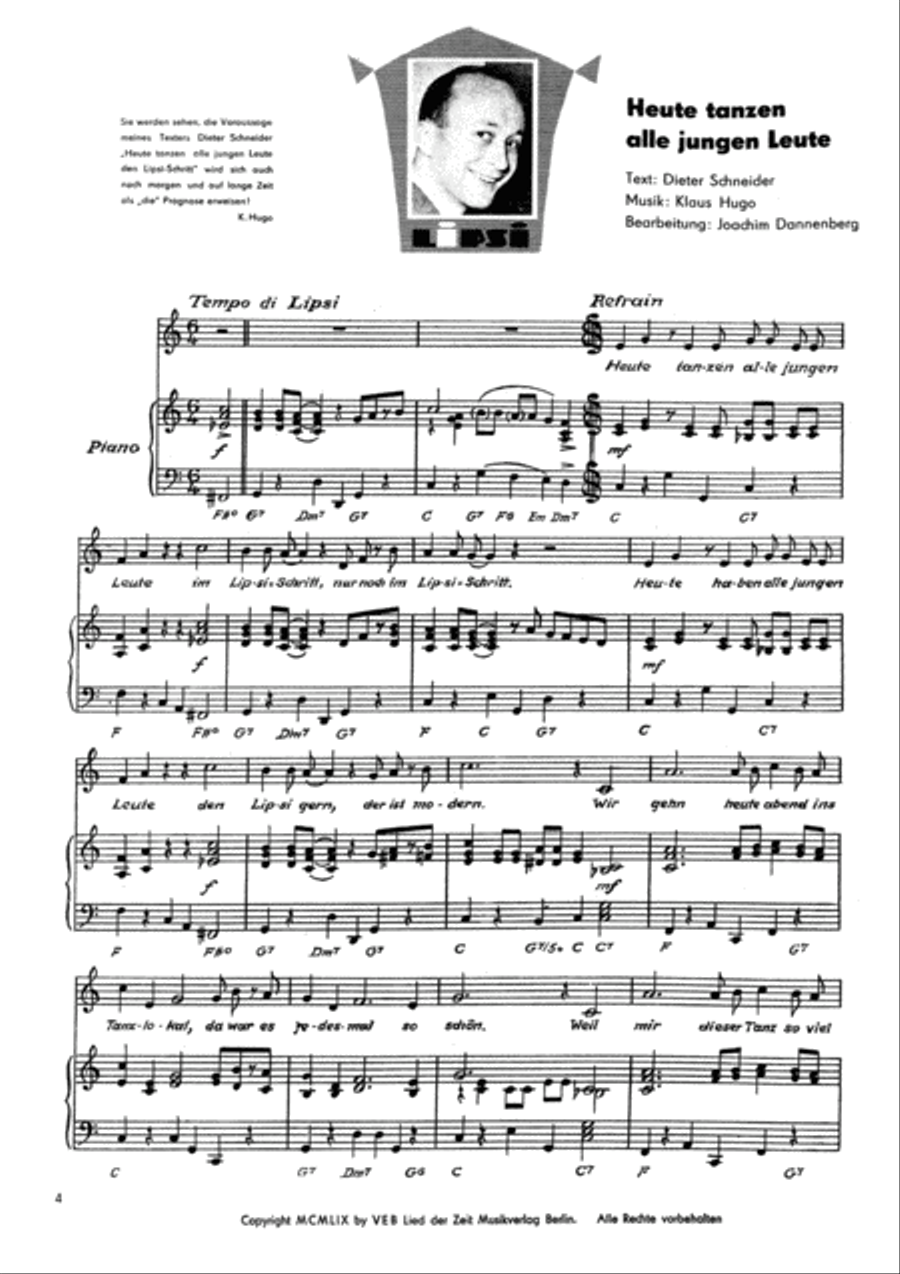 Alle tanzen Lipsi Voice scores gallery preview page 6
