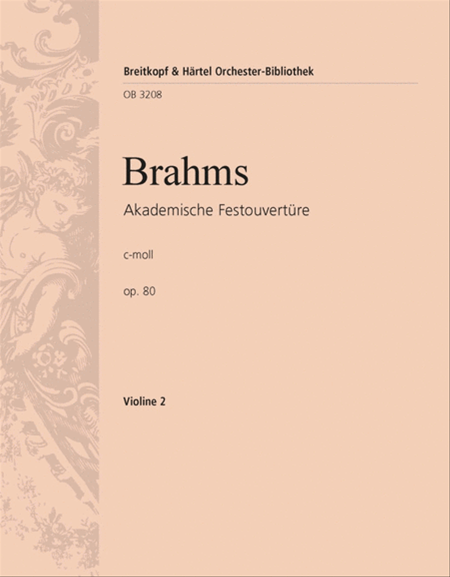 Academic Festival Overture in C minor Op. 80 Orchestra scores gallery preview page 1