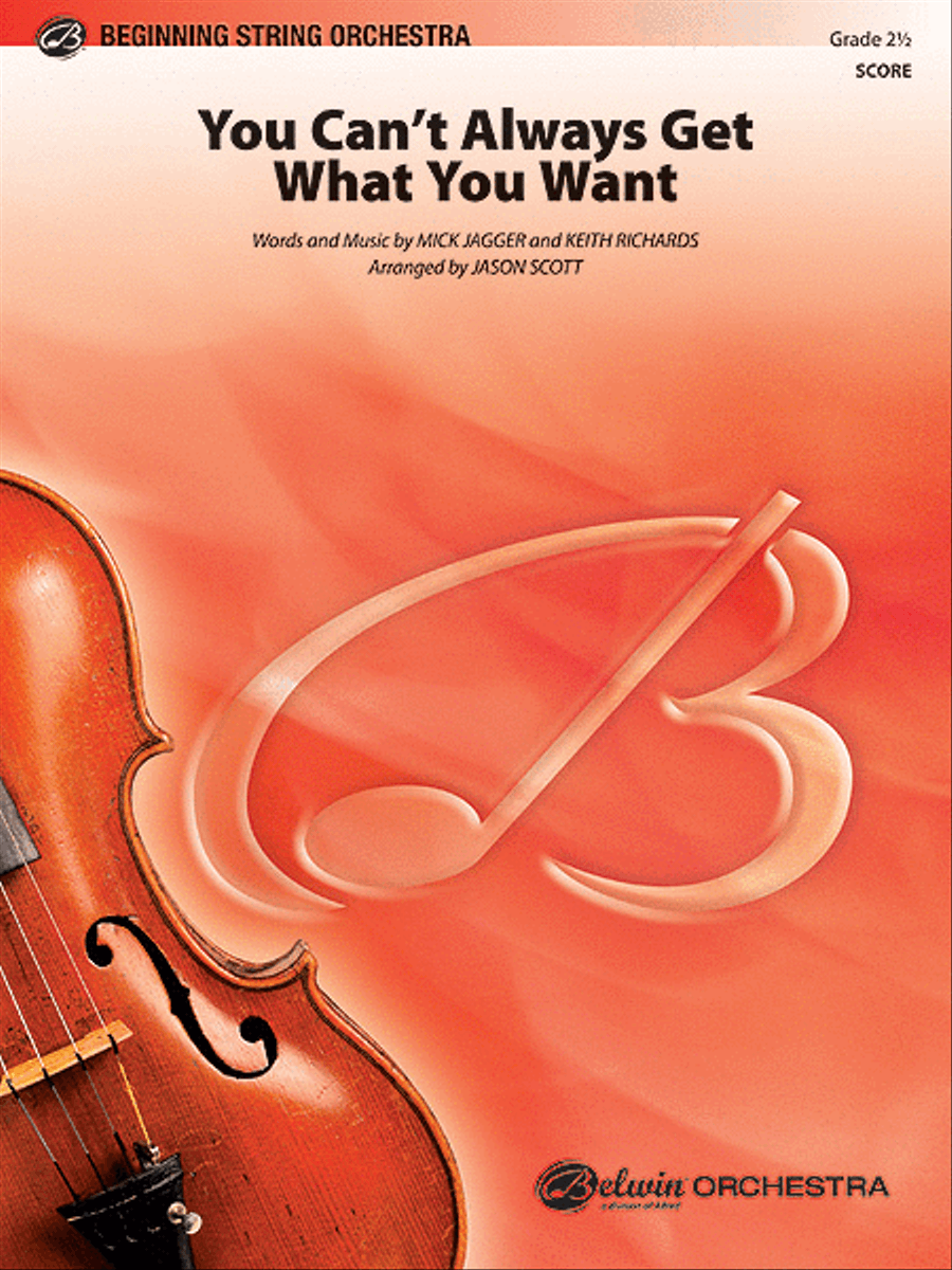 You Can't Always Get What You Want String Orchestra scores gallery preview page 1