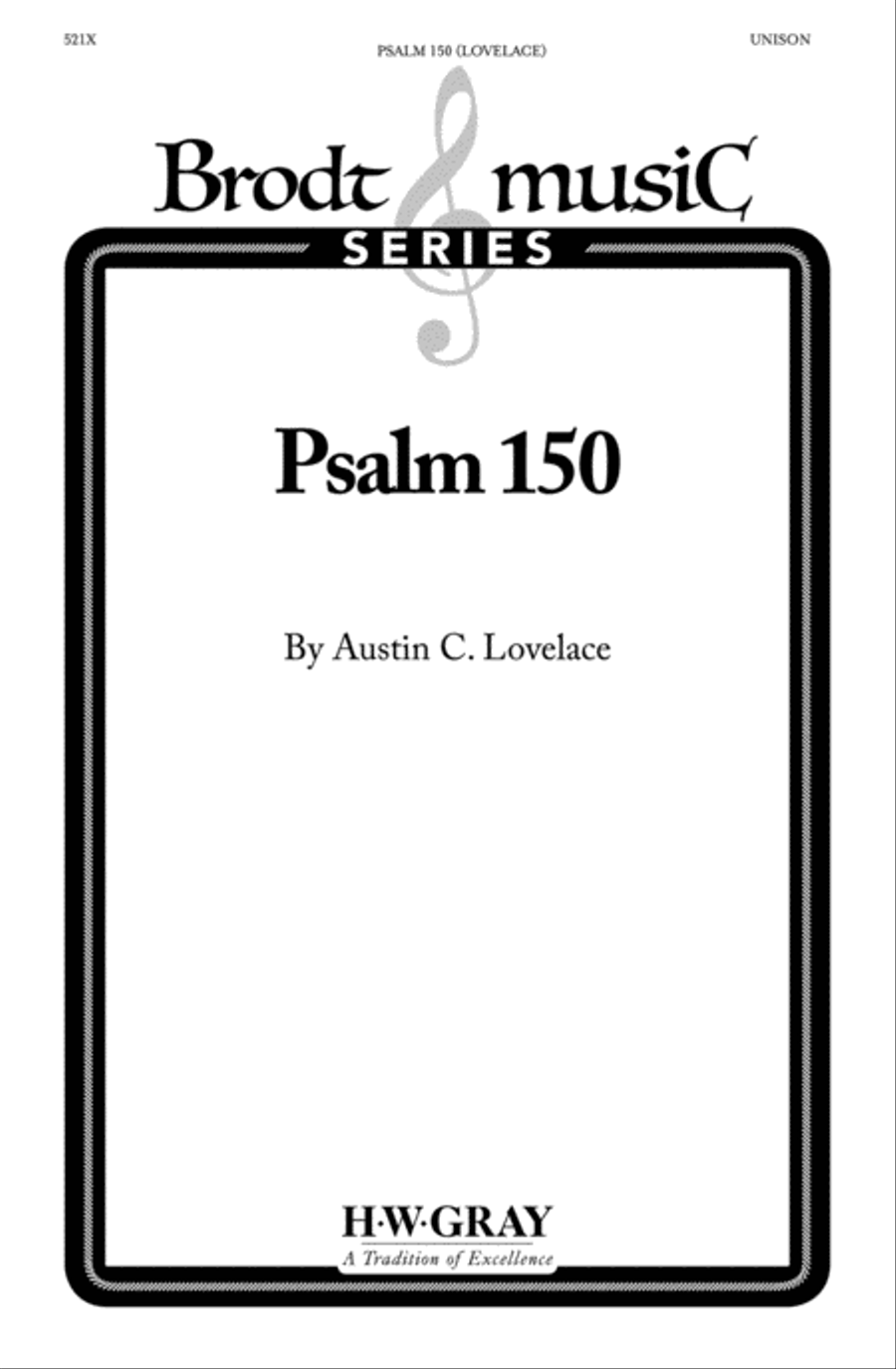 Psalm 150 Unison Choir scores gallery preview page 1