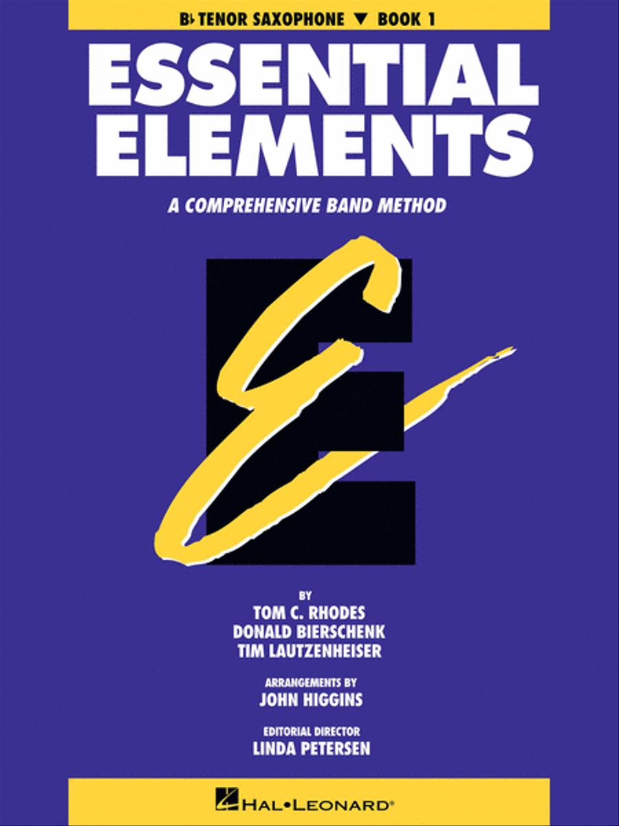 Essential Elements - Book 1 (Bb Tenor Saxophone) - Book only Concert Band Methods - Sheet Music