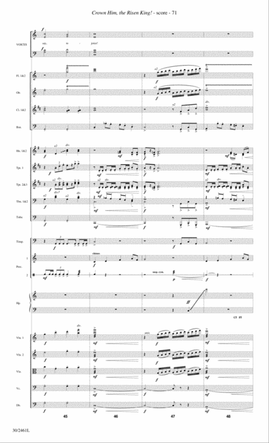 Journey to the Cross - Orchestral Score and Parts Choir scores gallery preview page 73