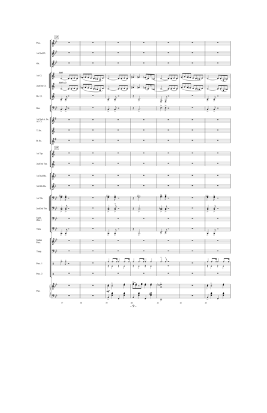 Promising Skies Concert Band scores gallery preview page 8