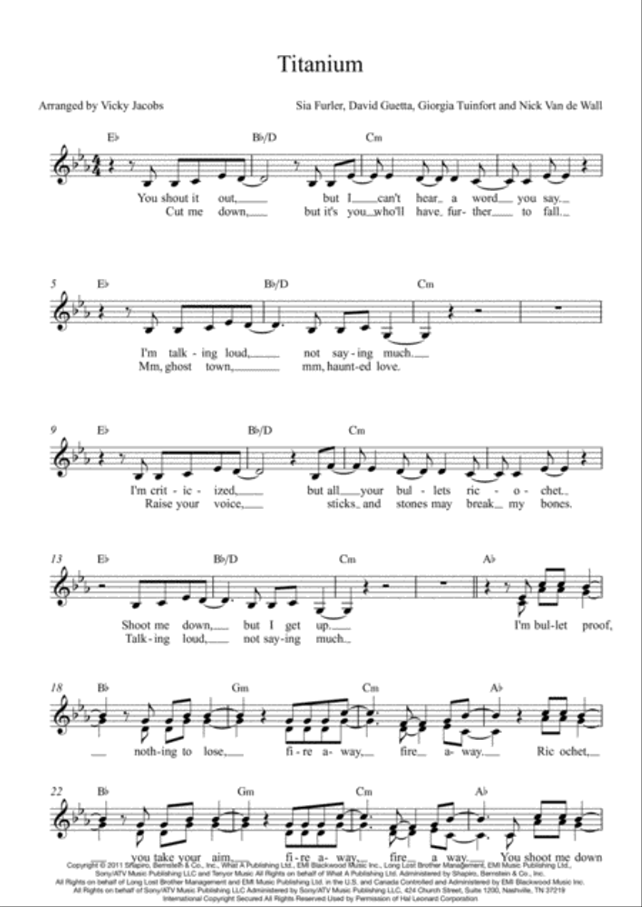 Titanium 2-Part scores gallery preview page 1
