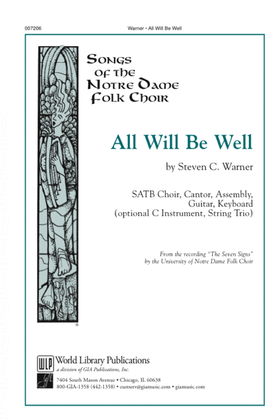 Book cover for All Will Be Well