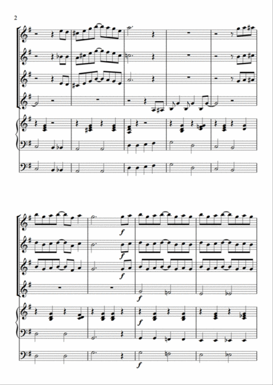 The Entertainer Set of Parts scores gallery preview page 4