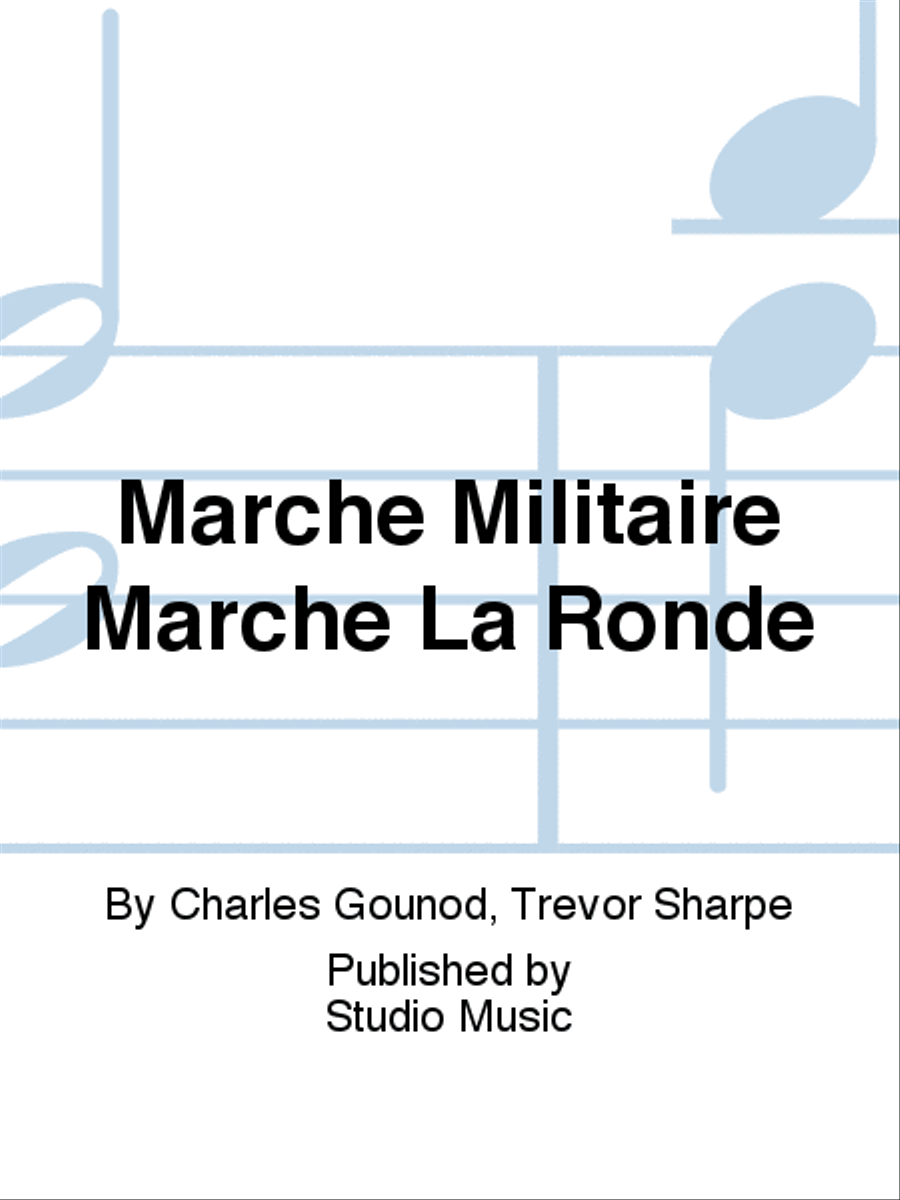 Marche Militaire Marche La Ronde Brass Band scores gallery preview page 1