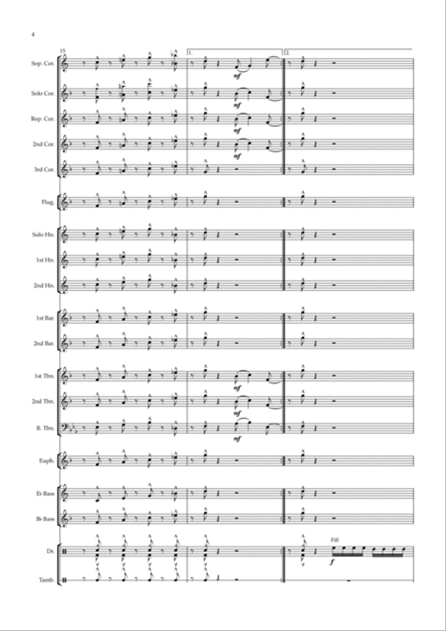 I Got You (i Feel Good) Brass Band scores gallery preview page 5