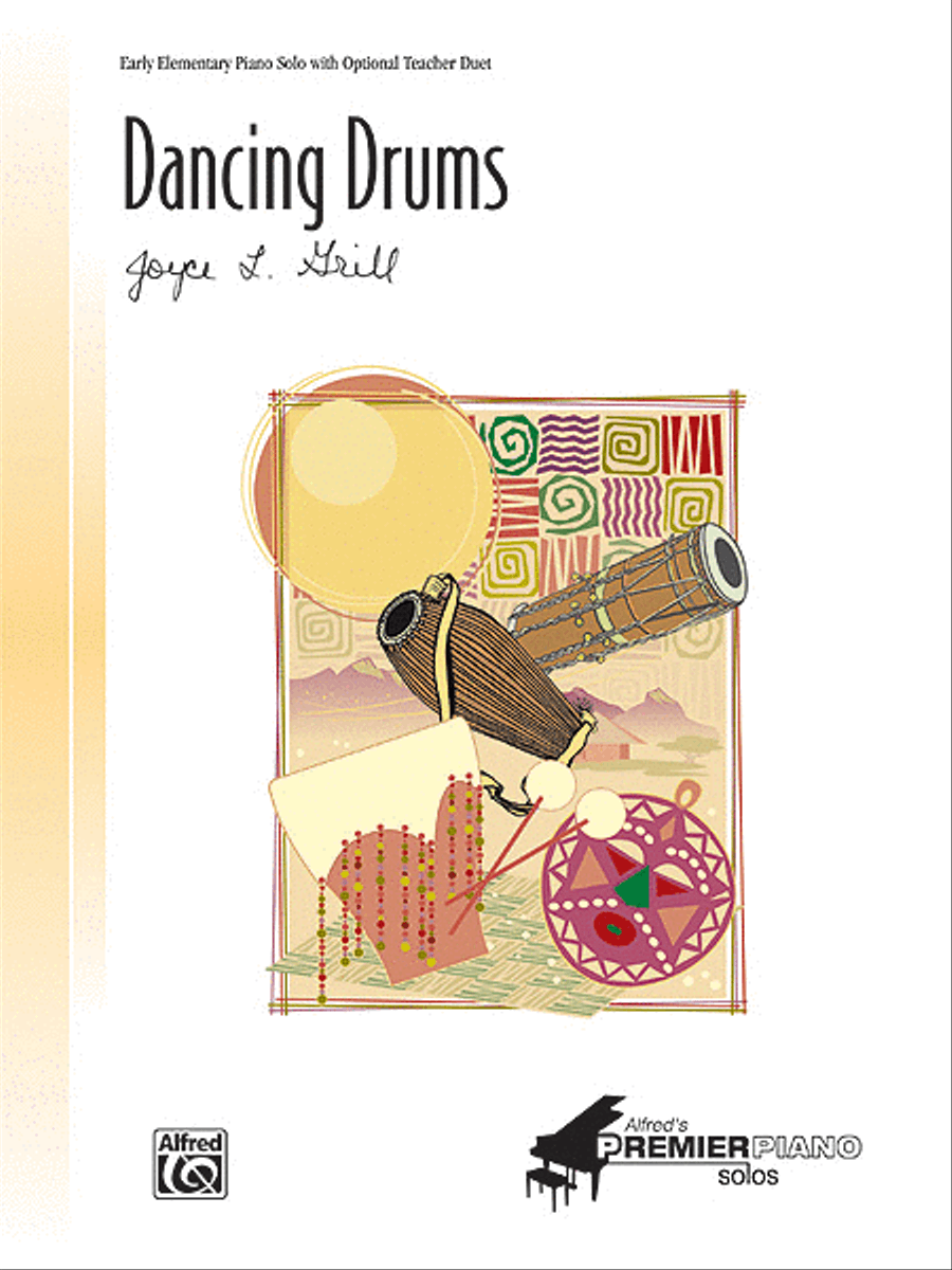 Dancing Drums Easy Piano scores gallery preview page 1